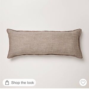 Hearth & Hand 14” x 36” Oblong Accent Pillow Brown